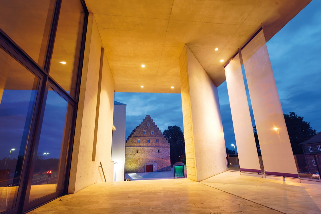  Zicht op de Ebracher Hof vanuit het Georg Schäfer Museum © FrankenTourismus / Schweinfurt / Hub 