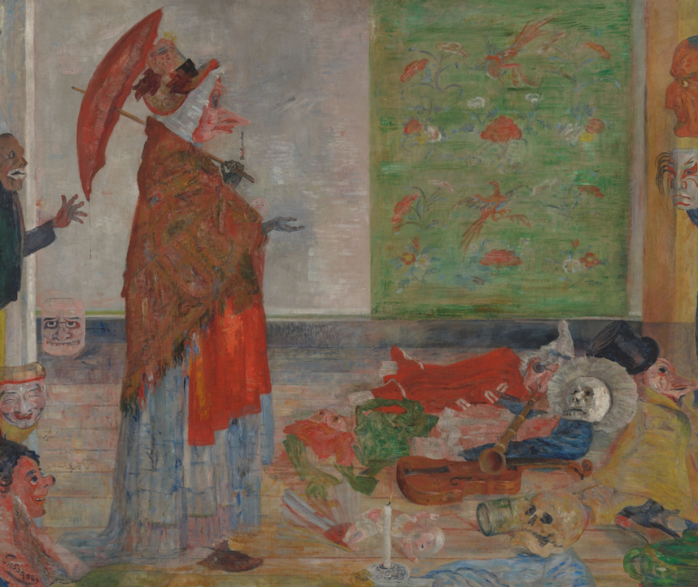 Verbazing van het masker Wouse door James Ensor. Beeld: Collectie Vlaamse Gemeenschap