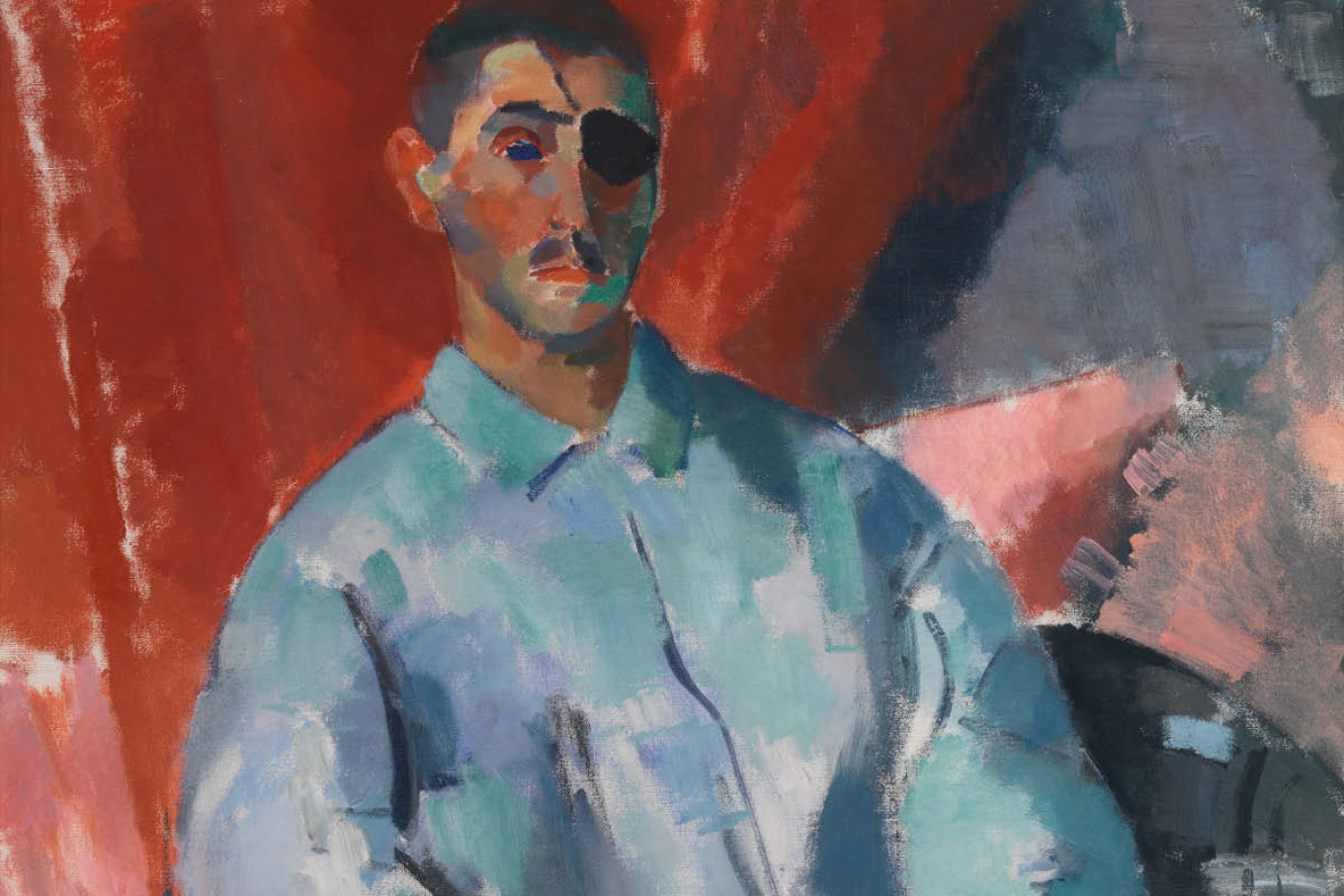 Rik Wouters' Zelfportret met de zwarte ooglap. Beeld: Rik Klein Gotink