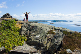 Het eiland Dyrön in West-Zweden