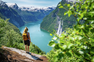 Geirangerfjord in Noorwegen 