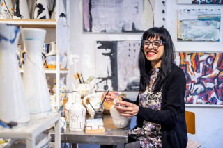 Alida baseert haar ontwerpen op de omgeving van Labin