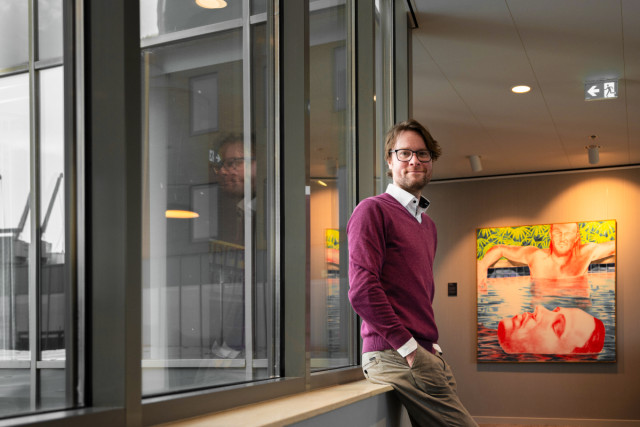 Redmer Berents, senior data scientist bij KPMG.