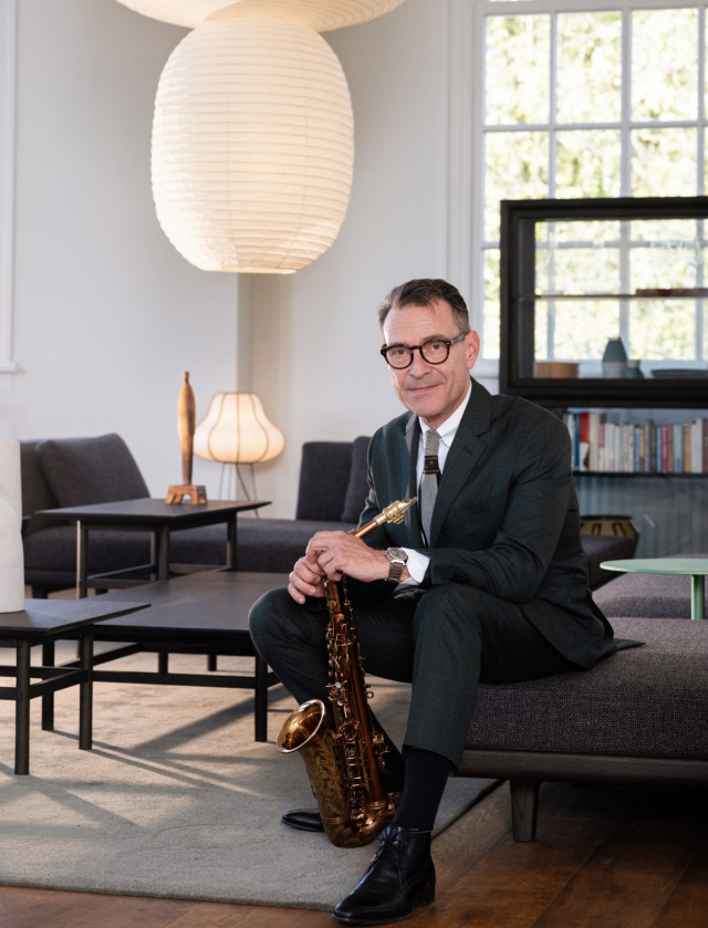 Benjamin Herman draagt hier de King Seiko VANAC HKF002J1